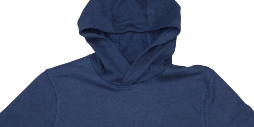Id Ideology Moletom com capuz masculino de lã sólida - Azul marinho, tamanho M