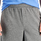 ID Ideology Shorts de malha masculino cinza tamanho pequeno