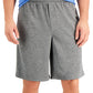 ID Ideology Shorts de malha masculino cinza tamanho pequeno