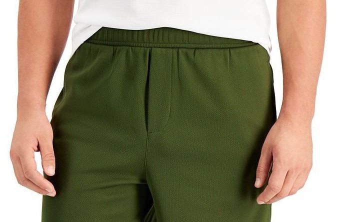 ID Ideology Shorts de malha masculino verde tamanho médio