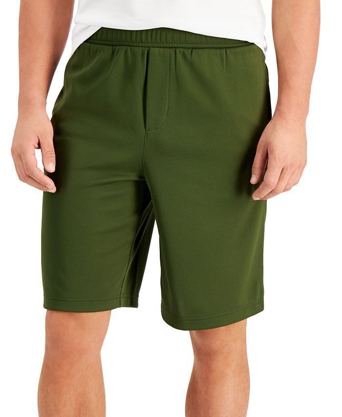 ID Ideology Shorts de malha masculino verde tamanho médio
