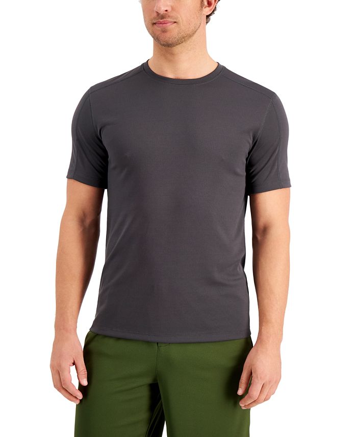 Camiseta de treino masculina Birdseye da ID Ideology, cinza, tamanho médio