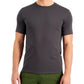 Camiseta de treino masculina Birdseye da ID Ideology, cinza, tamanho grande