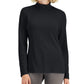 Karen Scott Blusa Feminina Gola Falsa Preta Tamanho X-G