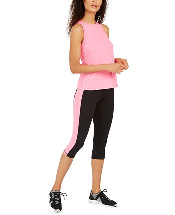 Ideologia Regata Feminina Mesclada com Costas Abertas Rosa Tamanho P