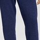 Calça de moletom masculina Club Room Luxury Navy com cordão mesclado, azul, tamanho médio