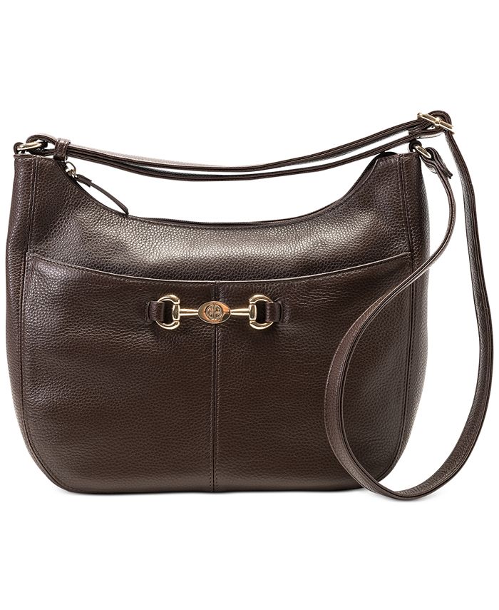 Giani Bernini Horsebit-Detail Couro Hobo Marrom Tamanho Único