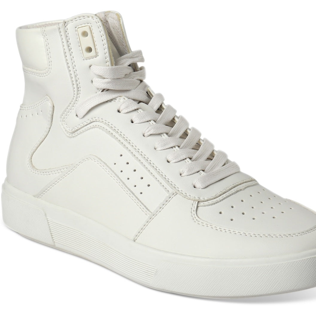 Tênis feminino cano alto Keanu da INC International Concepts, branco, tamanho 9,5
