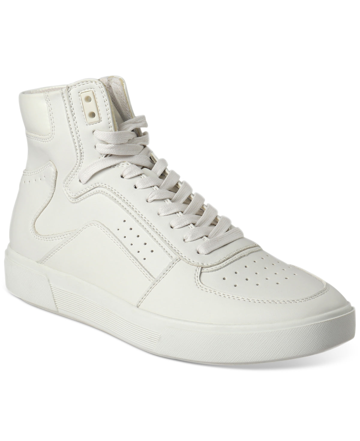 Tênis feminino cano alto Keanu da INC International Concepts, branco, tamanho 9,5