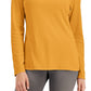Karen Scott Blusa Feminina Gola Falsa Amarela Tamanho Médio