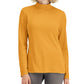Karen Scott Blusa Feminina Gola Falsa Amarela Tamanho Médio