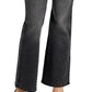 Calça jeans feminina INC International Concepts Elizabeth Curvy Bootcut preta tamanho 18