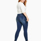 Calças jegging femininas desgastadas Style &amp; Co, azul, tamanho 18W