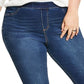 Calças jegging femininas desgastadas Style &amp; Co, azul, tamanho 18W