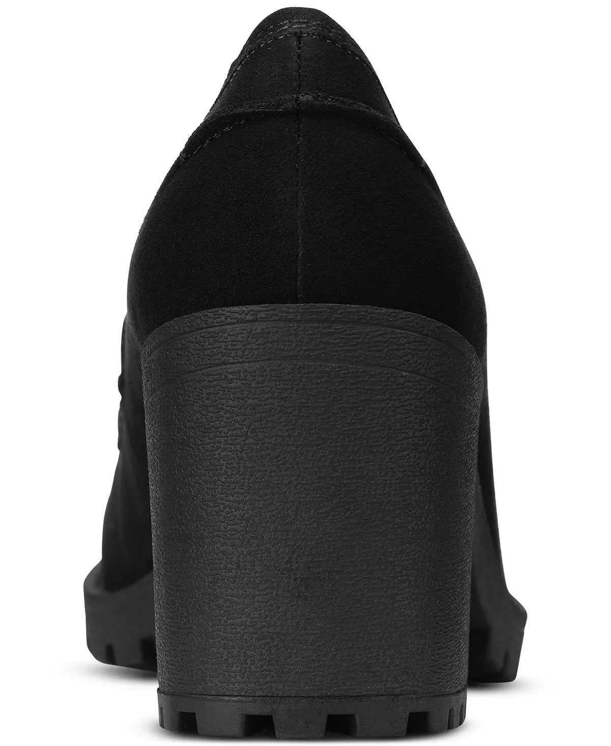 Mocassim feminino Sun + Stone Maycee Lug Sole preto tamanho 7 M