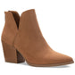 Botas femininas Elizaa da Sun + Stone, marrom, tamanho 5,5 M