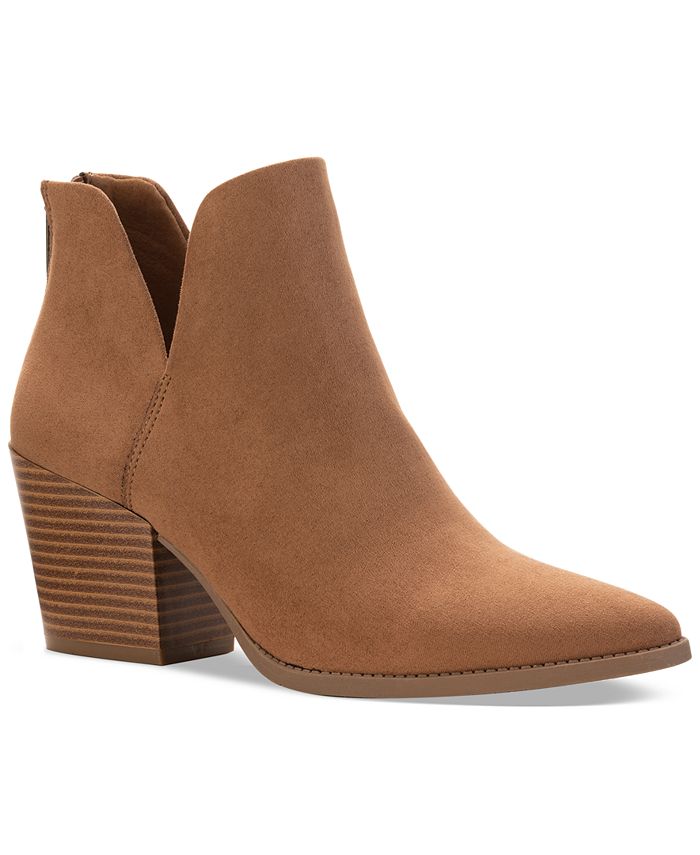 Botas femininas Elizaa da Sun + Stone, marrom, tamanho 5,5 M