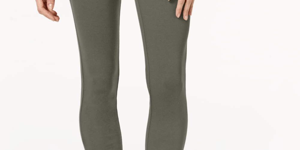 Calça skinny feminina INC International Concepts para trabalho, verde, tamanho 4