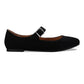 Sapatilhas femininas Sun + Stone Adiaa Mary Jane pretas tamanho 7,5 M