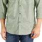Camisa Alfani Masculina Regular Fit Lisa Verde Tamanho Grande