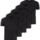 Camiseta masculina Alfani com absorção de umidade, preta, tamanho pequeno, pacote com 5
