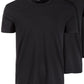 Camiseta masculina Alfani com absorção de umidade, preta, tamanho pequeno, pacote com 5