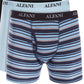Cuecas boxer masculinas Alfani com logotipo que absorvem a umidade, azul, tamanho pequeno, 5 unidades