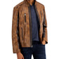 Jaqueta Jaxyn Masculina INC International Concepts Marrom Tamanho Médio
