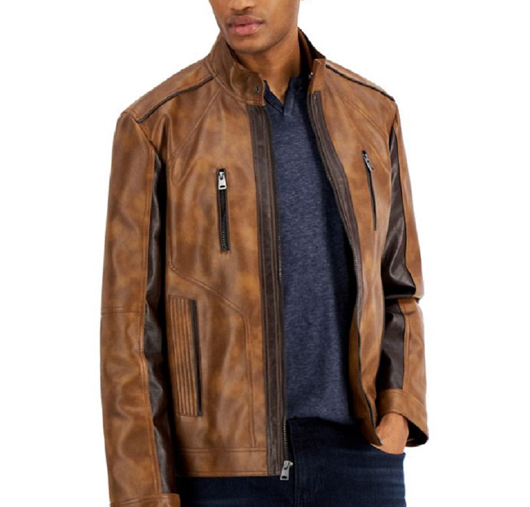 Jaqueta Jaxyn Masculina INC International Concepts Marrom Tamanho Médio