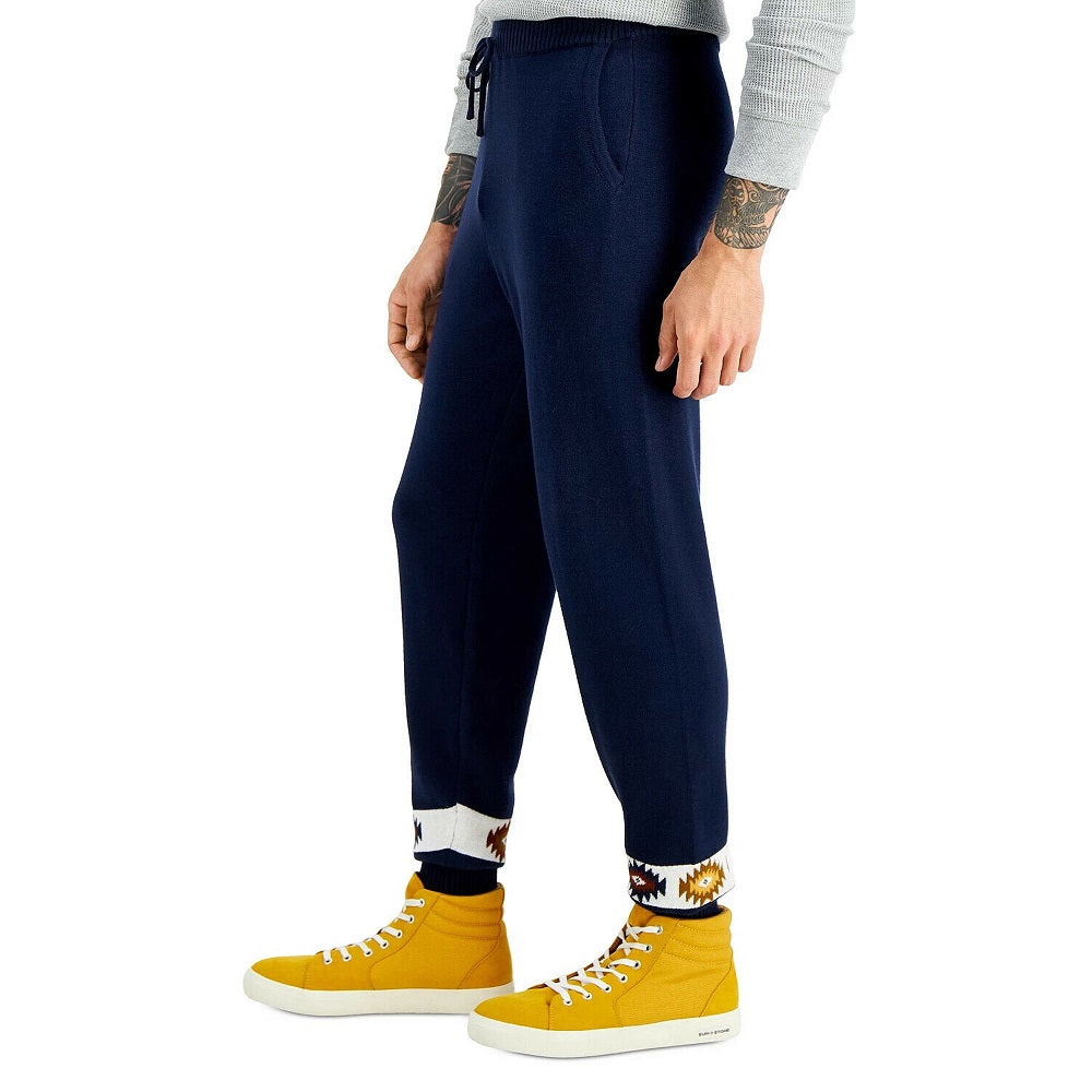 Calça jogger masculina Sun + Stone Matty Sweater azul tamanho X-G