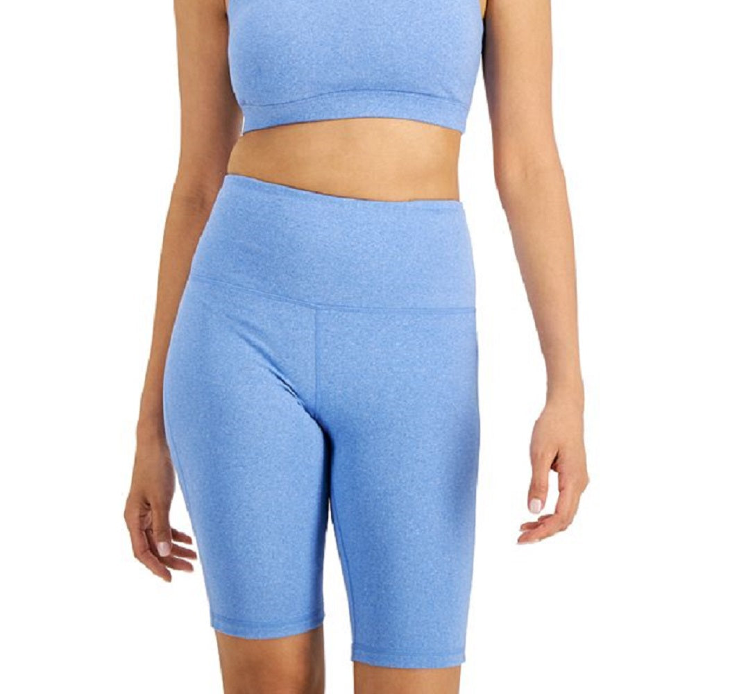 Conjunto de moletom feminino ID Ideology, sutiã esportivo de baixo impacto, azul, tamanho médio