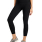 Conjunto de moletom feminino ID Ideology, leggings 7/8, preto, tamanho X-S