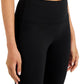 Conjunto de moletom feminino ID Ideology, leggings 7/8, preto, tamanho X-S