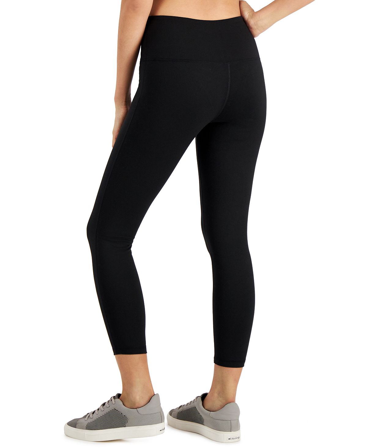 Conjunto de moletom feminino ID Ideology, leggings 7/8, preto, tamanho X-S