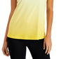 ID Ideology Regata feminina Sunset com alças, amarela, tamanho XX-G