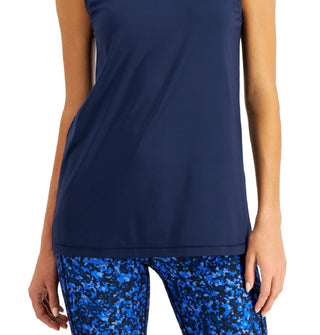 Camiseta regata feminina Ideology azul tamanho X-S