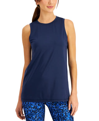 Camiseta regata feminina Ideology azul tamanho X-S