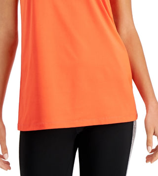 Ideology Women's Tank Top Orange Size X-Large