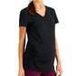 Camiseta feminina para maternidade ID Ideology, preta, tamanho grande