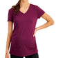 Camiseta feminina para maternidade ID Ideology, roxa, tamanho X-S