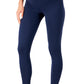 Leggings femininas para maternidade ID Ideology, roxas, tamanho médio