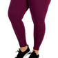 Leggings femininas plus size para maternidade ID Ideology, roxas, tamanho 2X