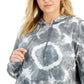 ID Ideology Moletom com capuz feminino plus size tie-dye cinza tamanho 3X