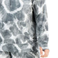 ID Ideology Moletom com capuz feminino plus size tie-dye cinza tamanho 3X
