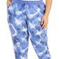 Calça jogger feminina Ideology Plus Tie Dye azul tamanho 2X