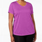 Camiseta Ideology Plus Rapidry Feminina Gola V Performance Roxa Tamanho 1X