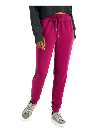 Calça de moletom slim feminina ID Ideology, magenta, roxa, tamanho XL