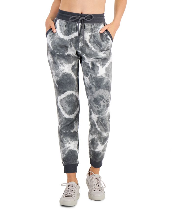 Calça de corrida feminina Ideology Radial Marks Slim Fit cinza tamanho XX-G