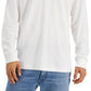 Camisa polo masculina Alfani Regular Fit Solid manga comprida Supima branca tamanho X-G