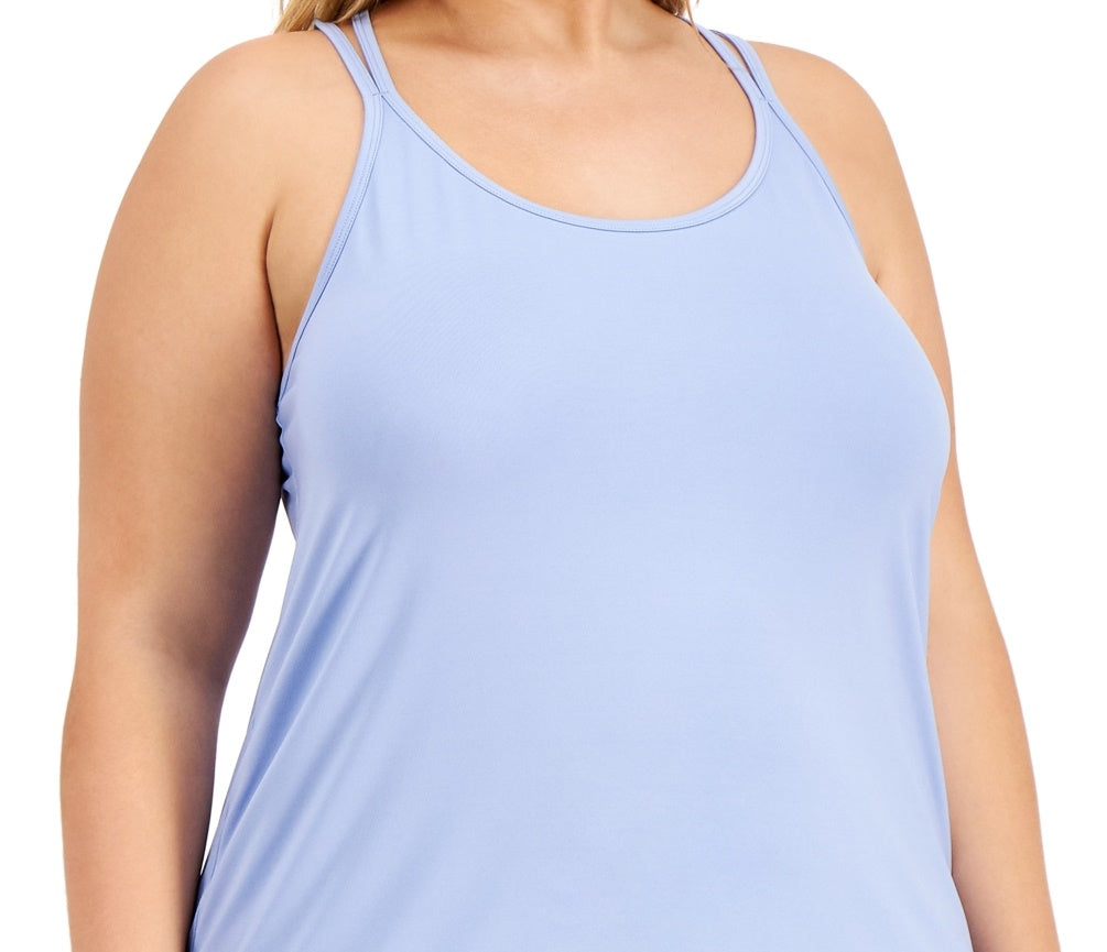 Ideologia Regata Plus Size Feminina com Alças Roxa Tamanho 2X